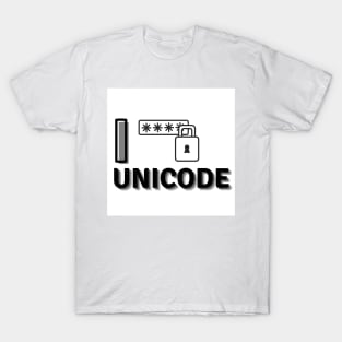 I Unicode T-Shirt